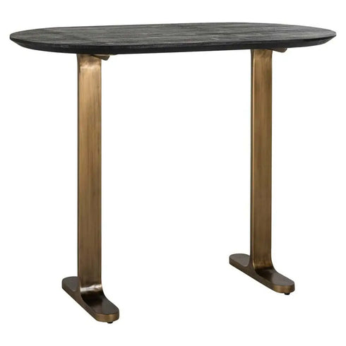 Black & Brass Bar Table
